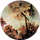Giovanni Battista Tiepolo Canvas Paintings - Discovery of the True Cross
